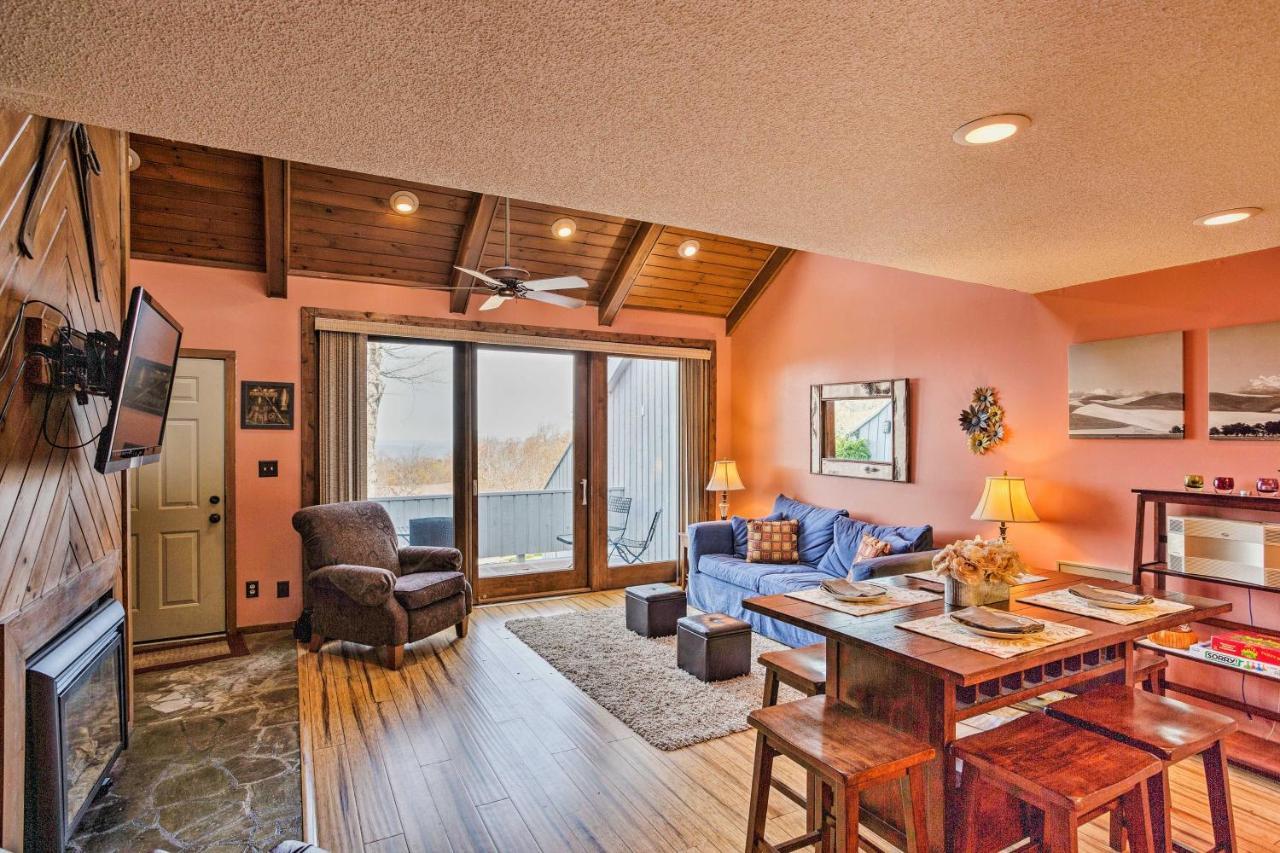 Pet-Friendly Beech Mountain Condo Steps To Slopes Exteriör bild