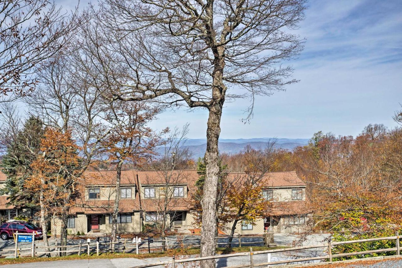 Pet-Friendly Beech Mountain Condo Steps To Slopes Exteriör bild